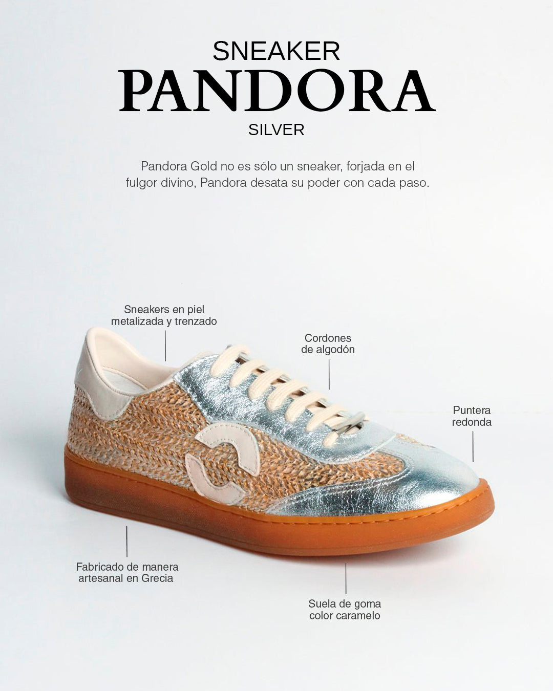 Pandora Silver Sneaker