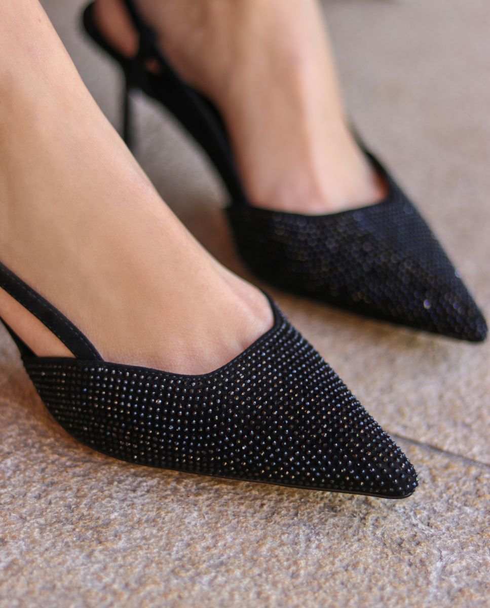 Stiletto de tacón Elle Black - cuchy.es
