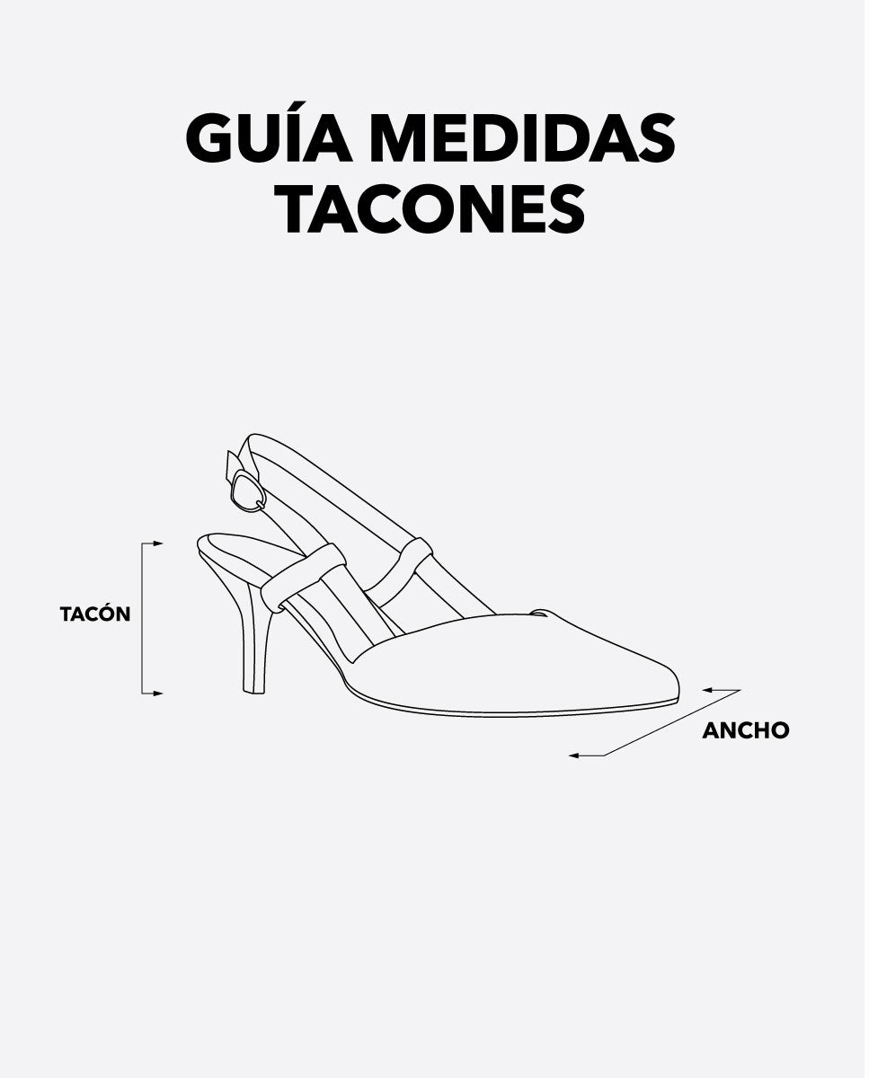 Stiletto de tacón Elle Blue - cuchy.es