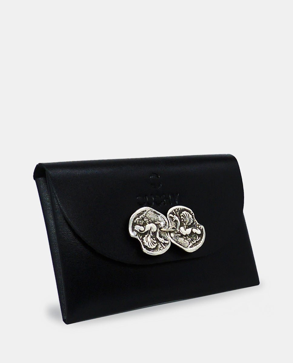 Tarjetero Rodas Silver Black - cuchy.es
