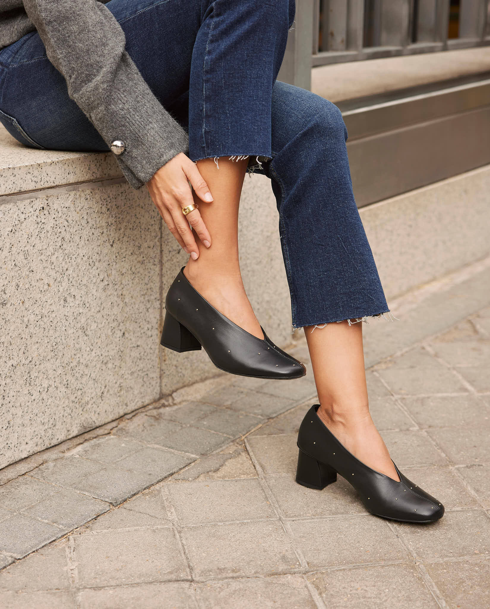 Zapatos de tacón Margaret Black - cuchy.es