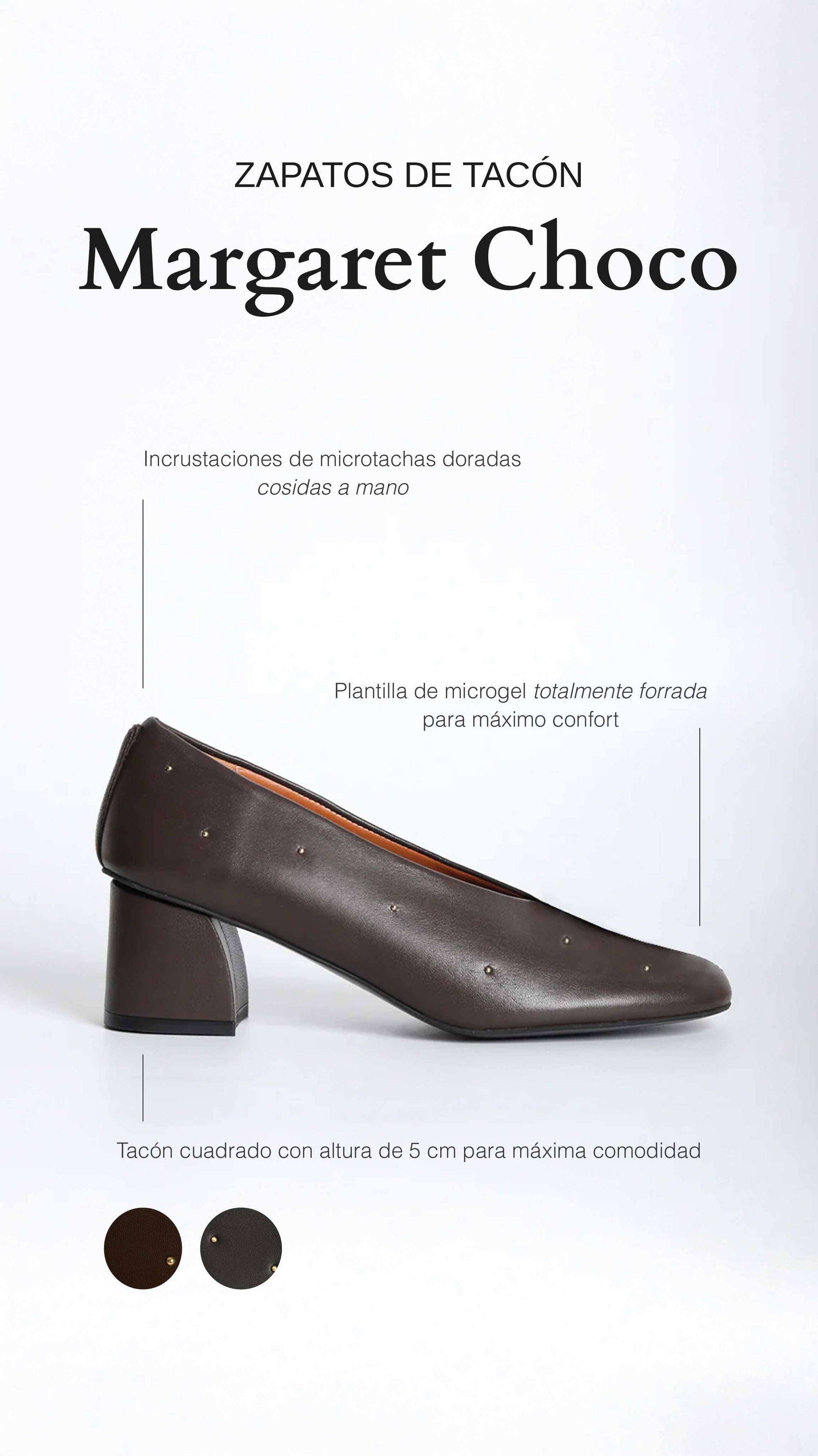 Zapatos de tacón Margaret Choco - cuchy.es