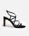 Leather heeled sandals | Cynthia Black