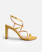 Leather heeled sandals | Cynthia Gold