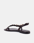 Greek leather sandals | Antiparos Black