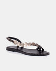 Greek leather sandals | Antiparos Black