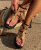 Greek leather sandals | Agape Black Platform