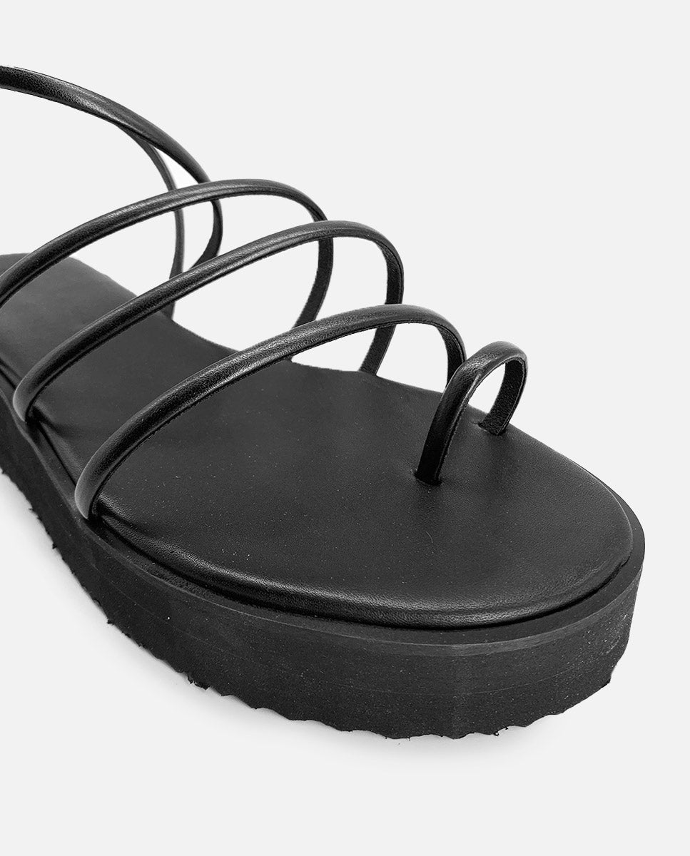 Sandalias Leah Plataforma Black