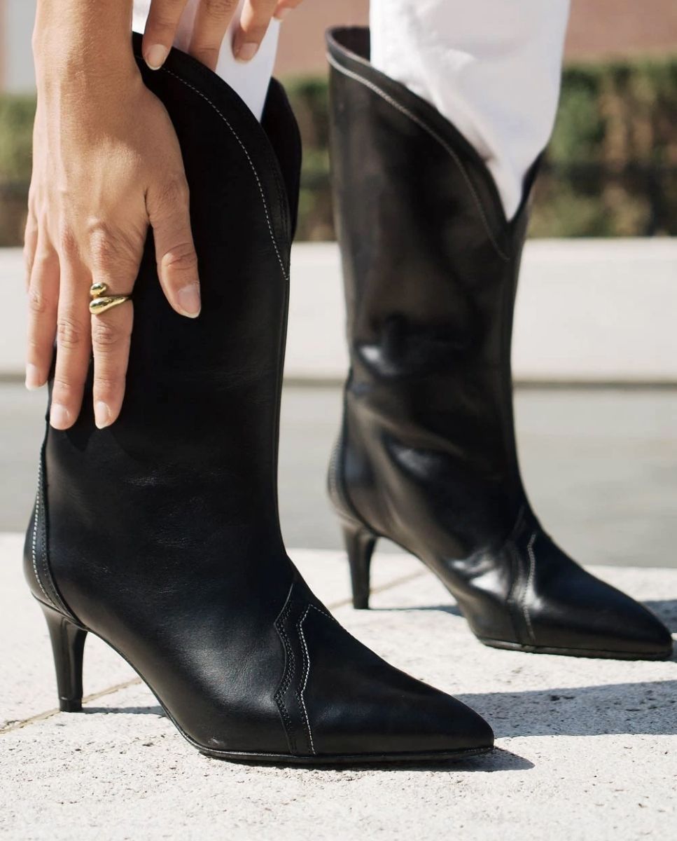 Botas cowboy tacon fino sales