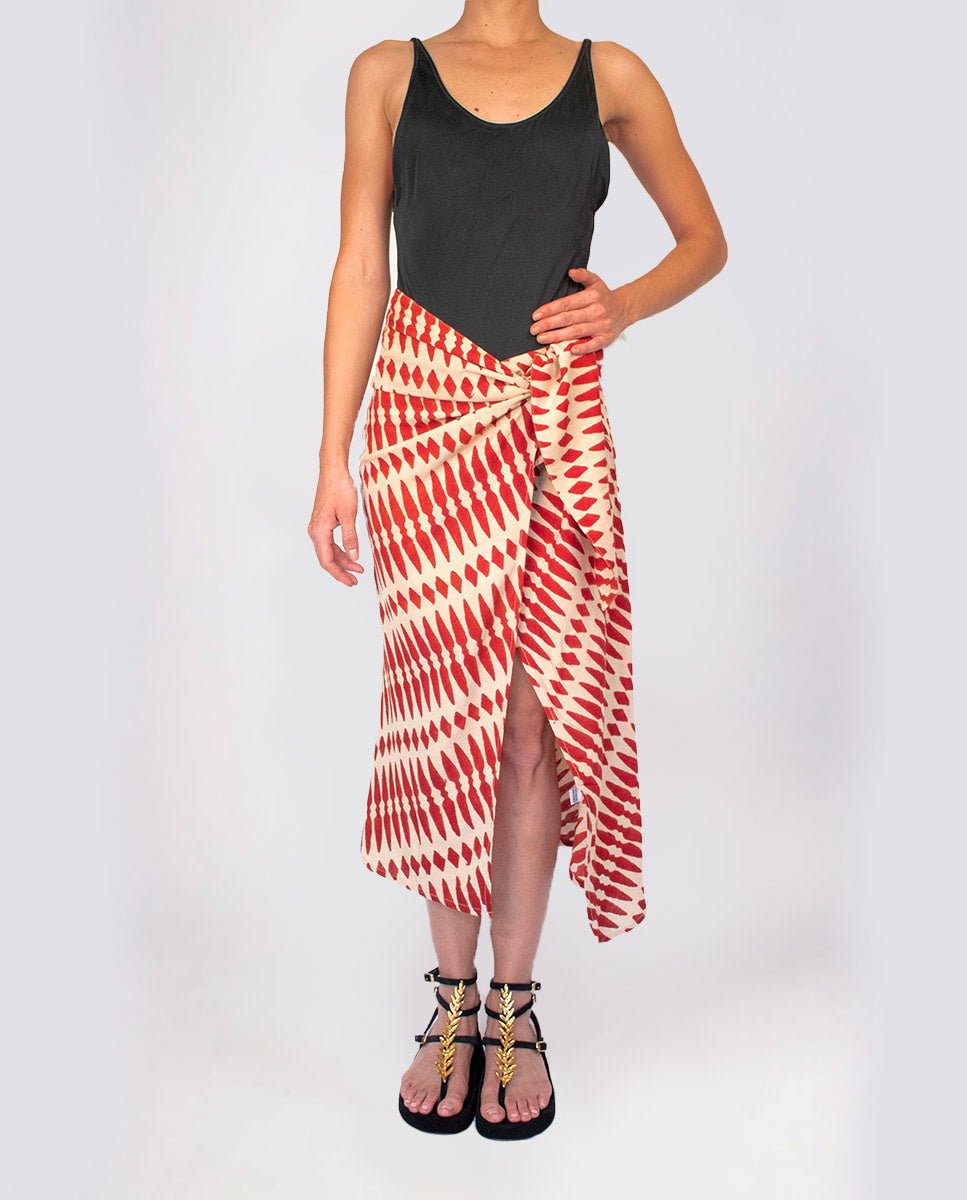 Falda Helena Red - cuchy.es