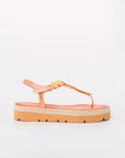 Greek leather sandals | Kea Natural Platform