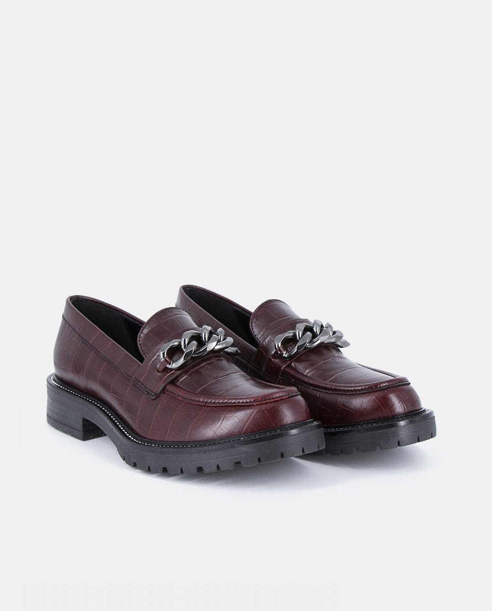 Mocasín en piel coco | Gades Wine - cuchy.es