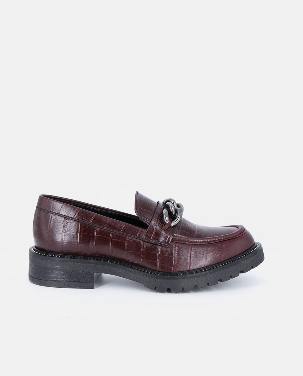 Mocasín en piel coco | Gades Wine - cuchy.es