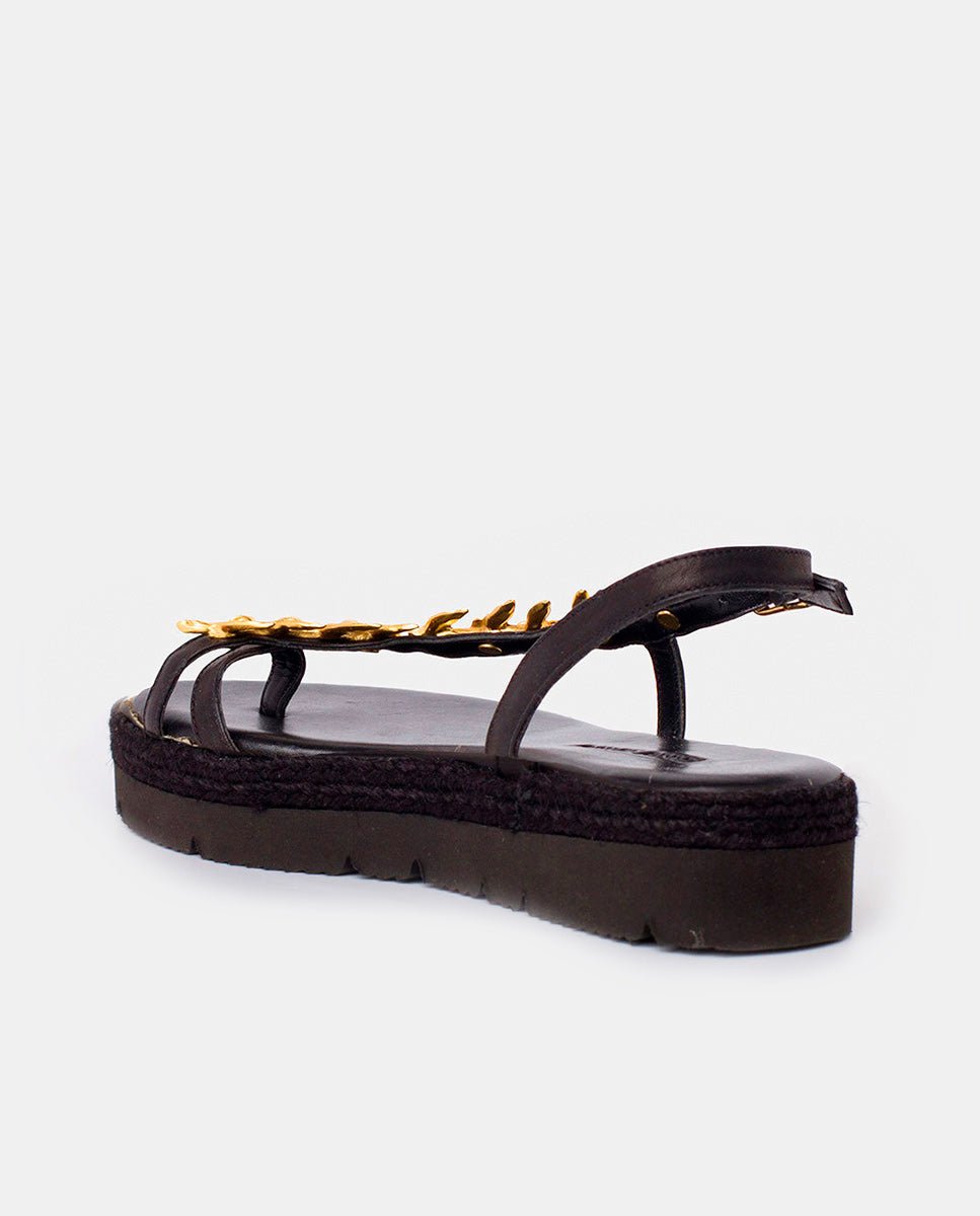 Sandalias Agnes Plataforma Black - cuchy.es