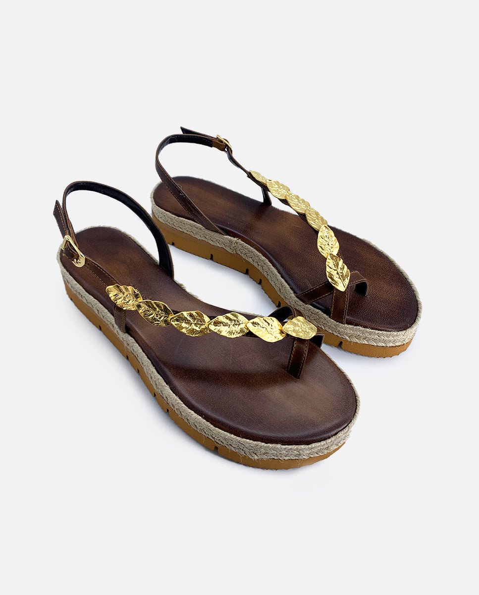 Sandalias Athina plataforma choco - cuchy.es