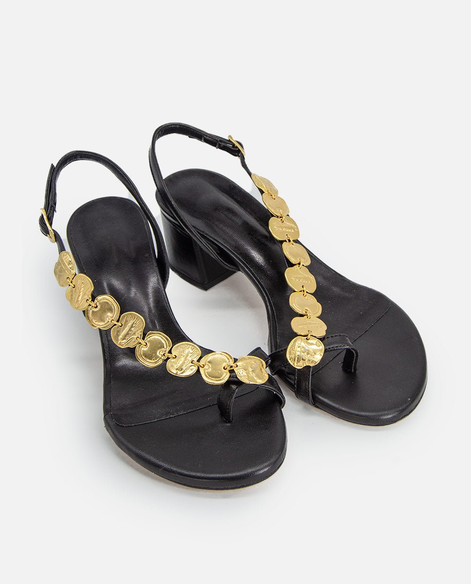 Sandalias de tacón Cosmo Black - cuchy.es