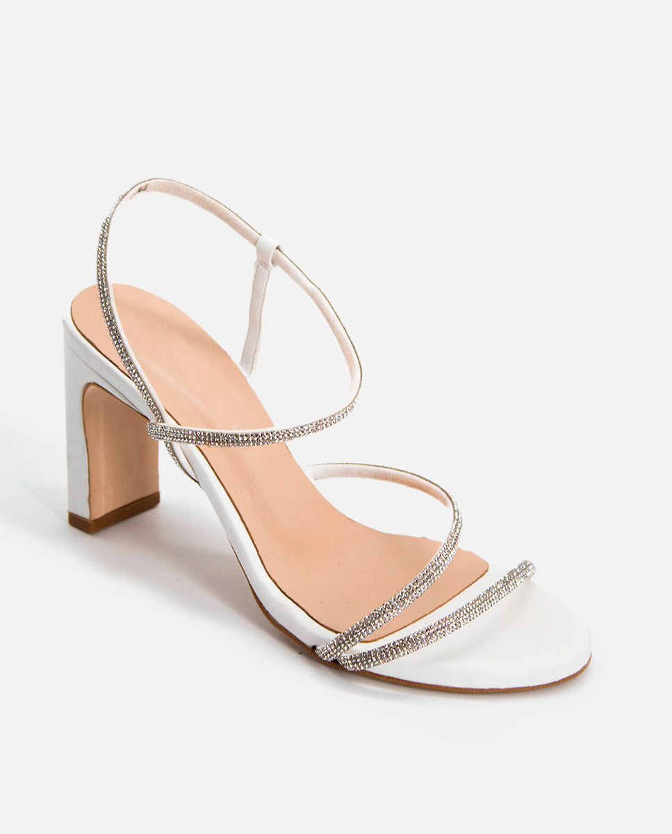 Sandalias de tacón Elma White