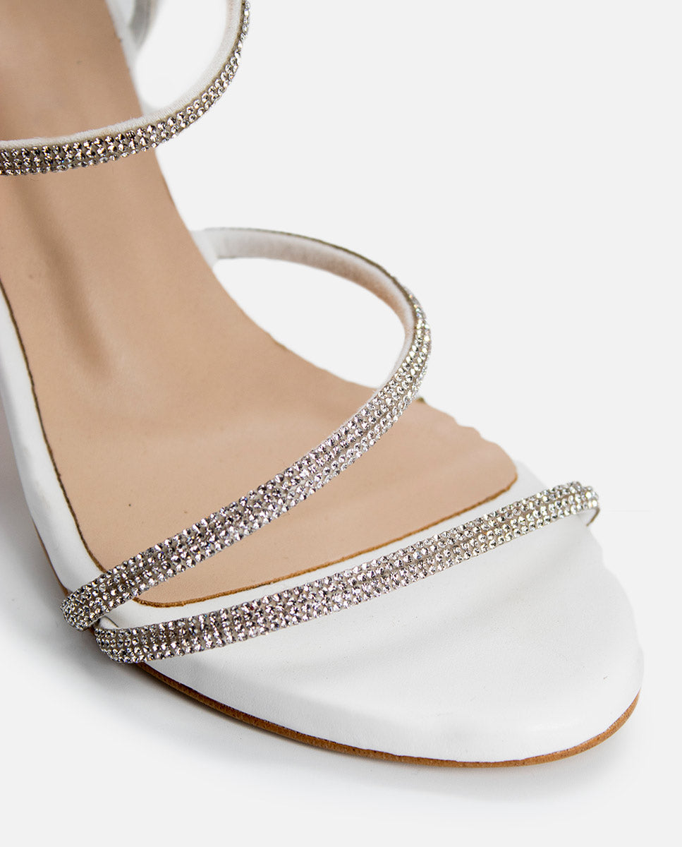 Sandalias de tacón Elma White