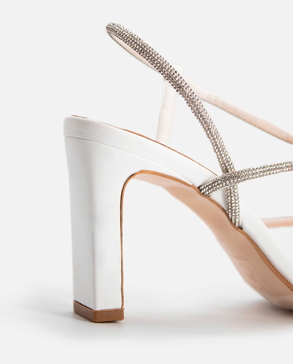 Sandalias de tacón Elma White