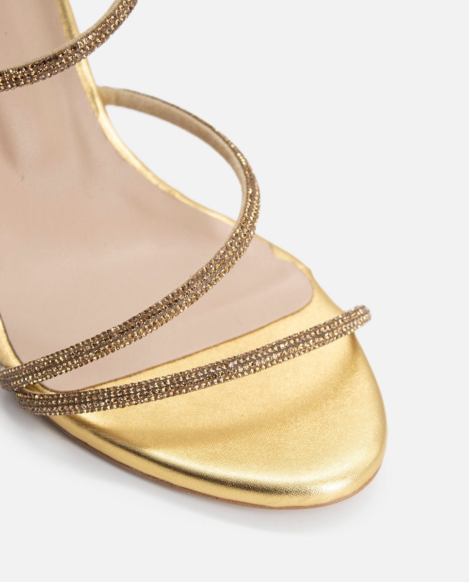 Sandalias de tacón Elma Gold - cuchy.es