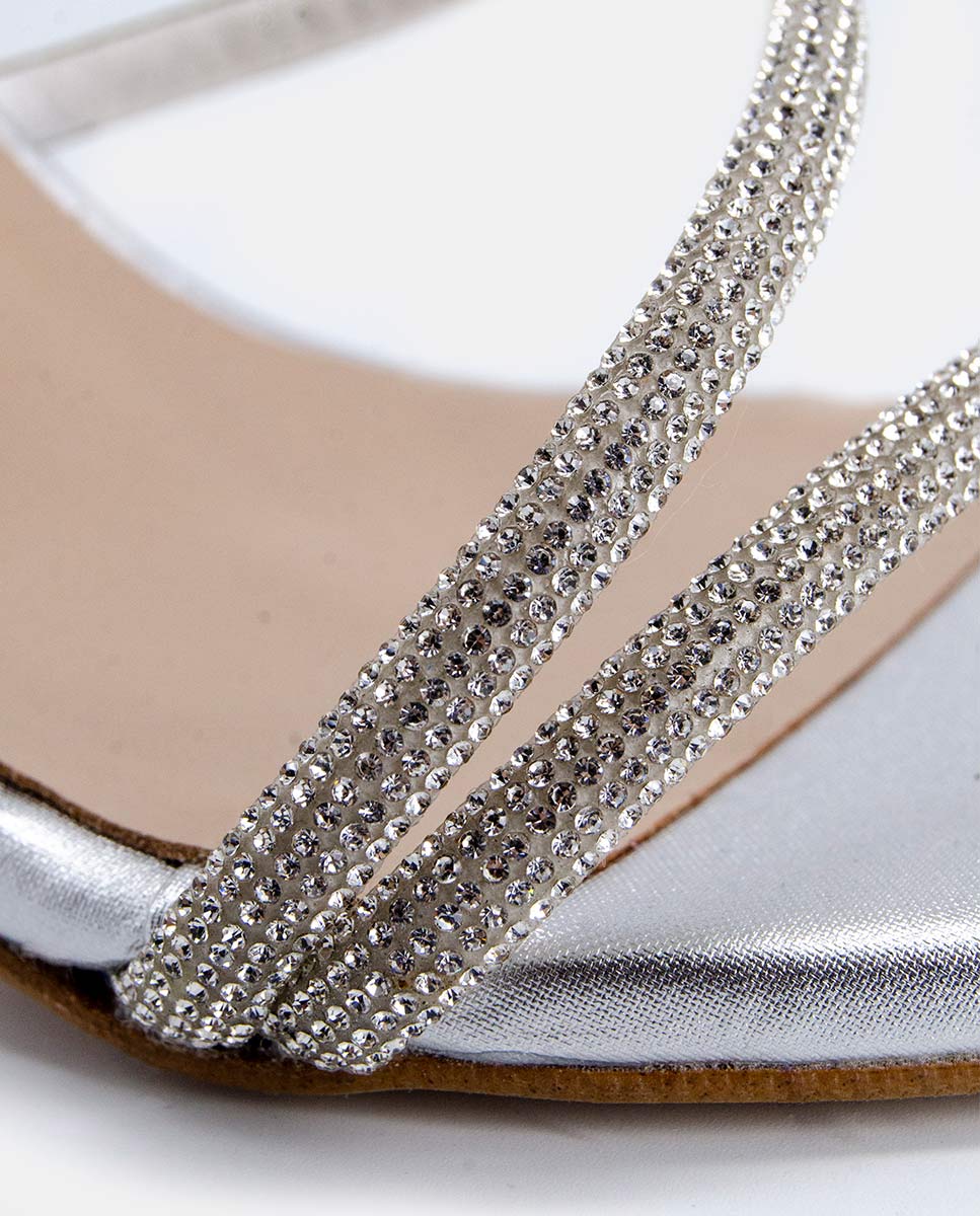 Sandalias de tacón Elma Silver - cuchy.es