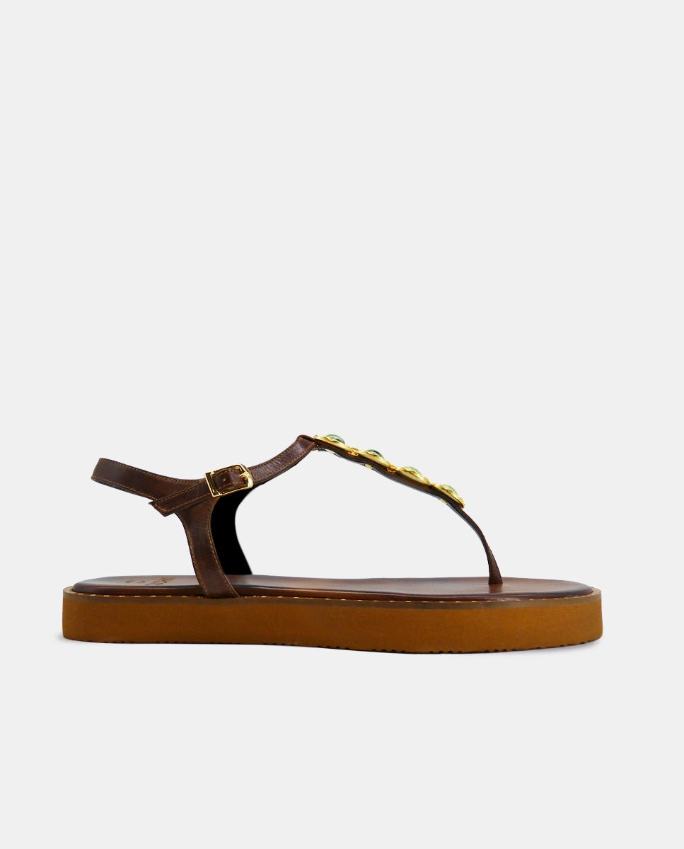 Sandalias Gea Plataforma Choco - cuchy.es