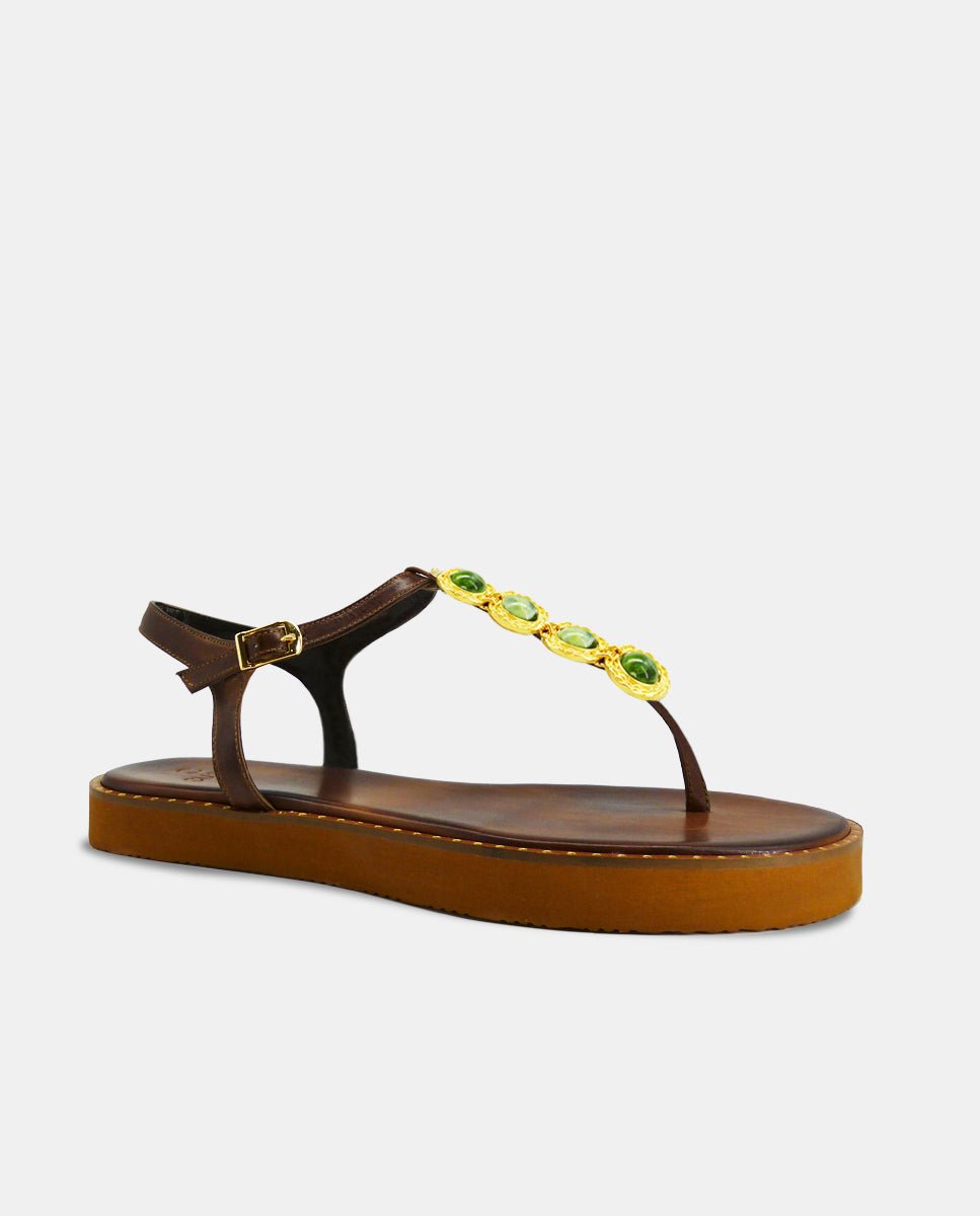 Sandalias Gea Plataforma Choco - cuchy.es