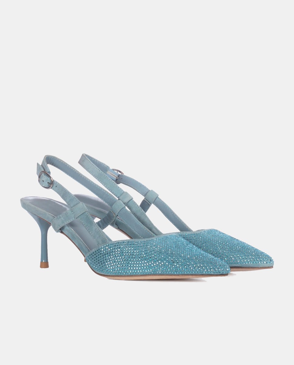 Stiletto de tacón Elle Blue - cuchy.es