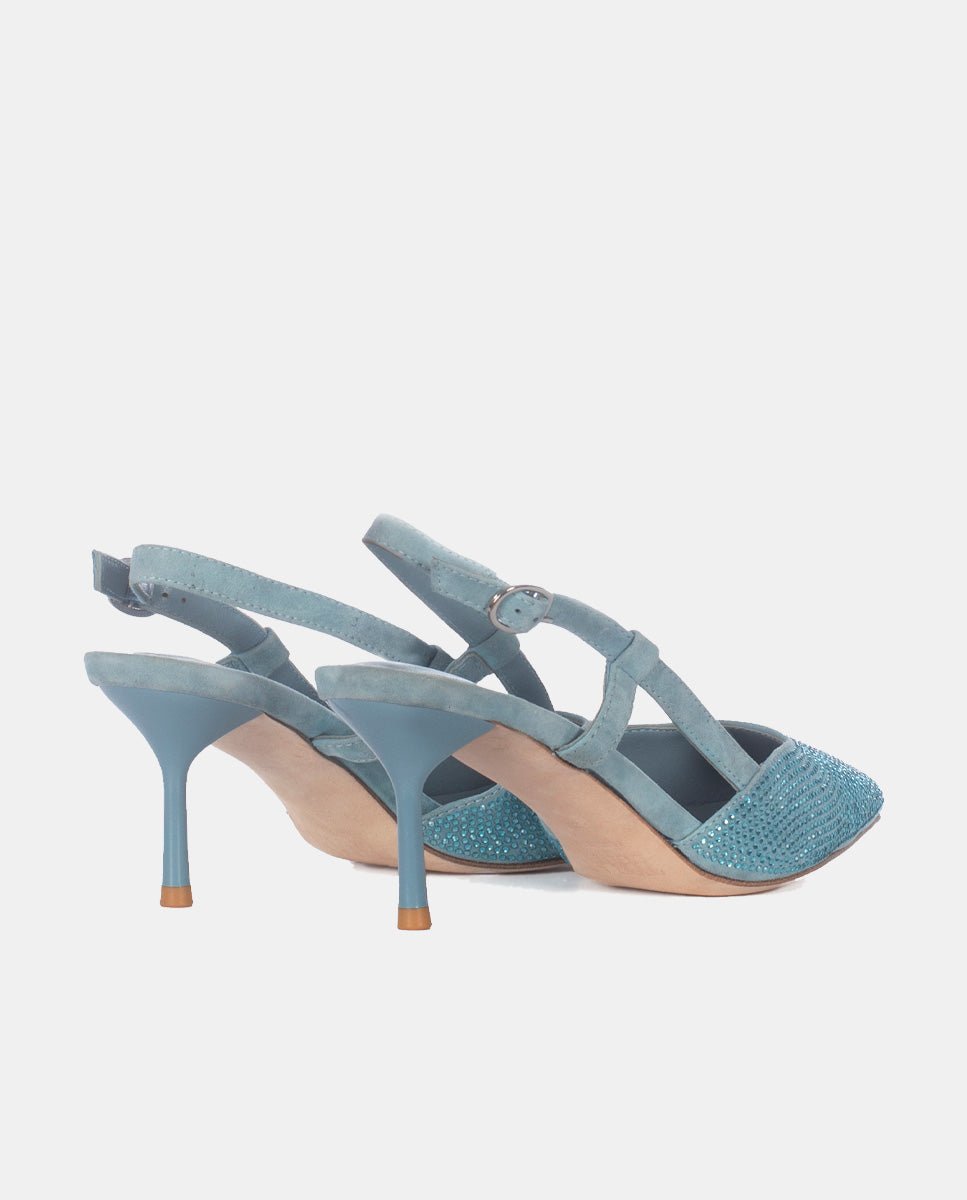 Stiletto de tacón Elle Blue - cuchy.es